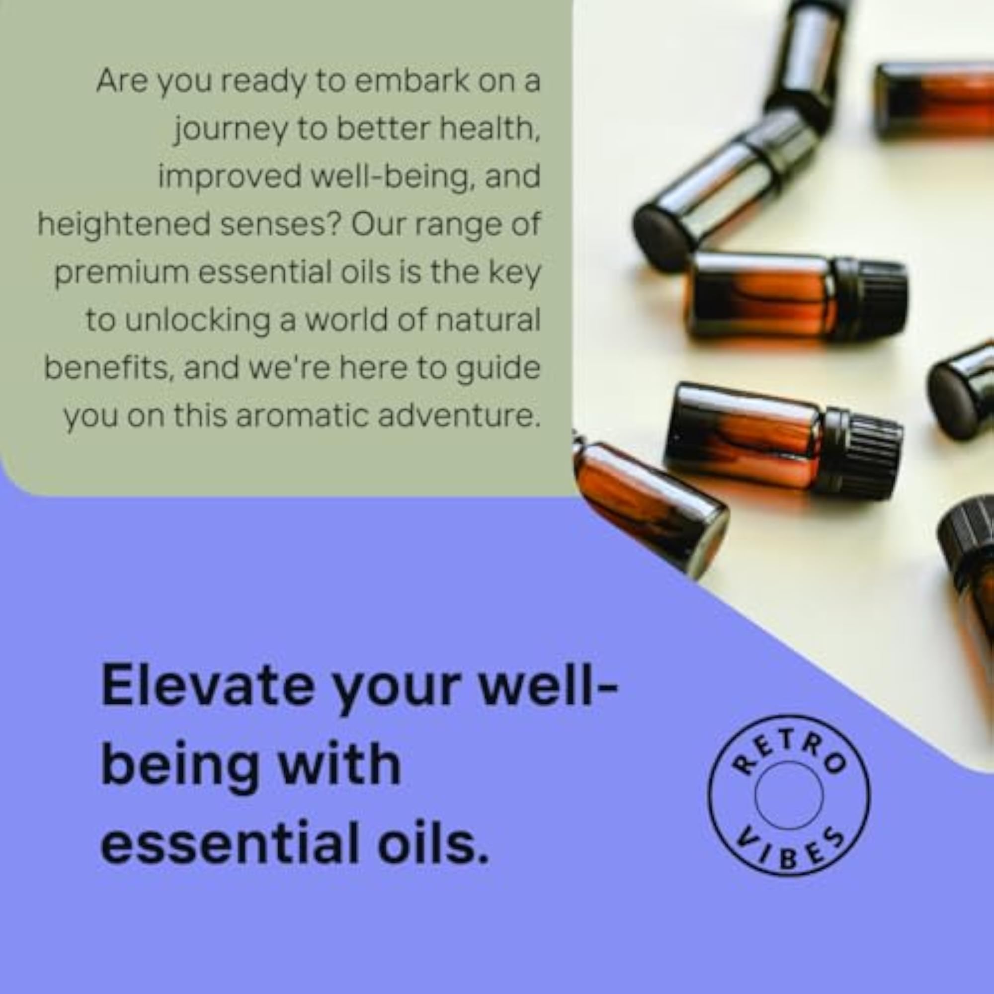 Retro Vibes Essential Oils Pack of 6